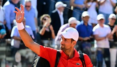 'Concerned' Djokovic to undergo scans as shock Rome exit follows bottle drama