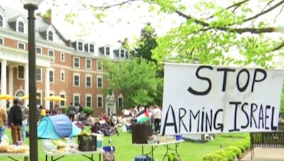 Pro-Palestinian encampment set up on Virginia Tech’s campus