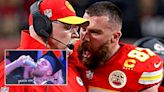 WATCH: Travis Kelce Chugs Beer and Receives Diploma at 'New Heights' Event | FOX Sports Radio