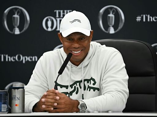 Tiger talks up Open chances, dismisses retirement