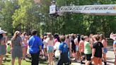 Look out below! Chesterfield firefighters help students with egg drop