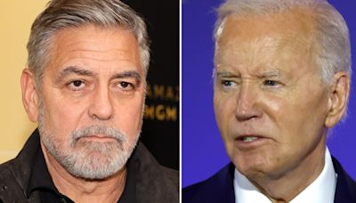 George Clooney joins list of celebs urging Joe Biden to quit the race