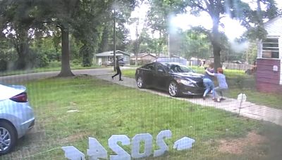 Suspects caught on camera shooting at family during armed carjacking in Mississippi