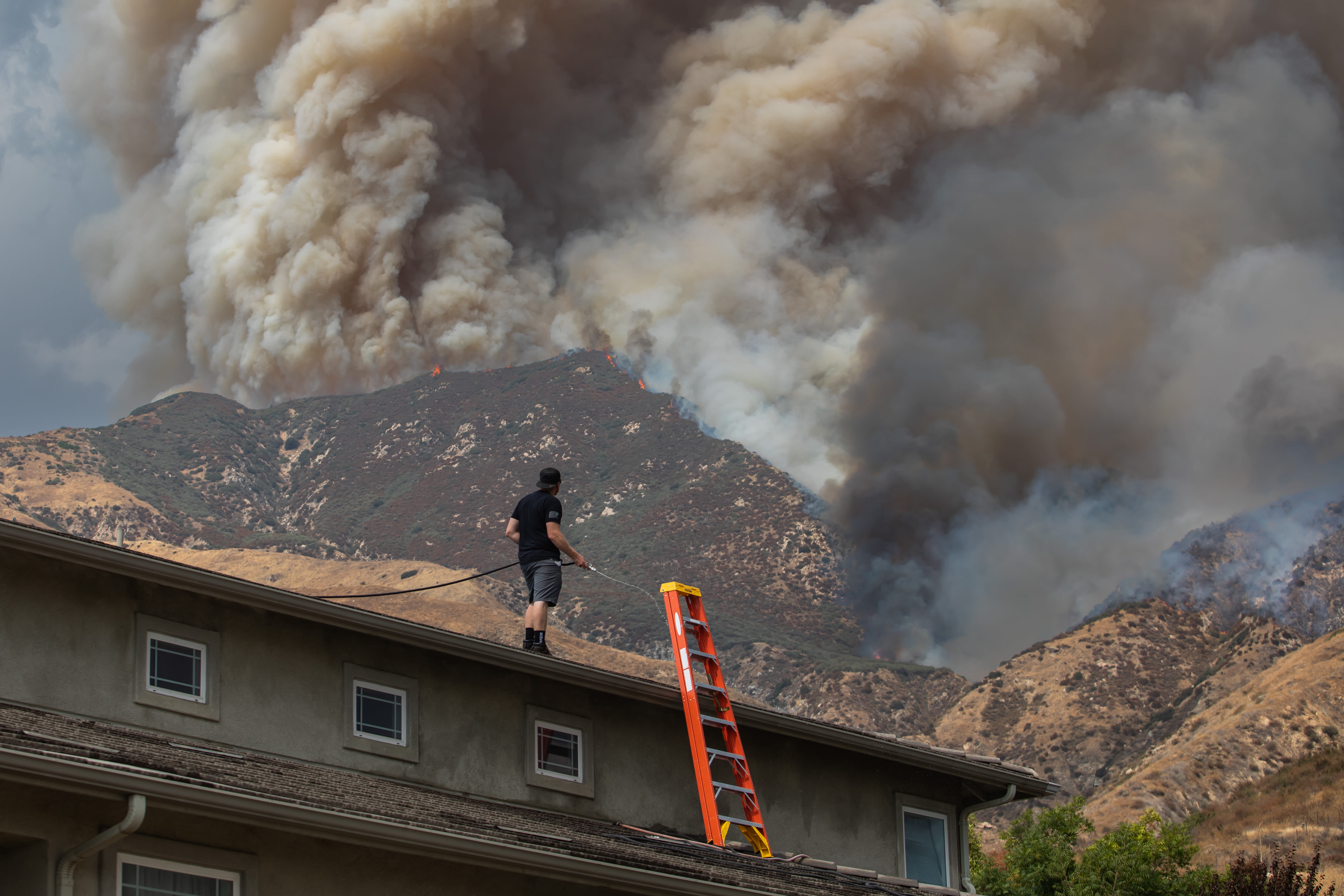 Lightning, hail, strong winds, flash flood warnings: SoCal has a serious case of fire weather