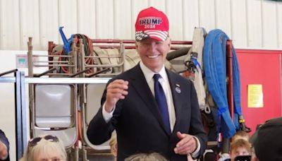 Por qué Joe Biden se puso una gorra de la campaña de Donald Trump: la imagen se hizo viral | Mundo