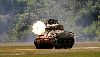 World War II-era tanks do 'battle' during Volusia Valor Days at county fairgrounds