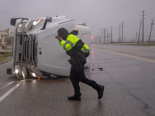 Hurricane Beryl makes landfall in Texas: See photos and videos of strong winds, rain