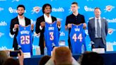 OKC Thunder shows off NBA draftees Nikola Topic, Dillon Jones, Ajay Mitchell | 3 takeaways