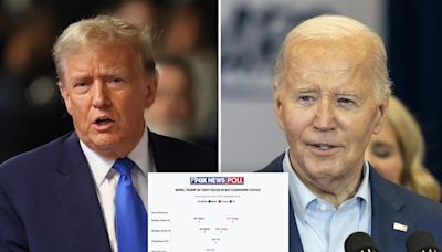 Trump leads Biden in Michigan and Georgia; razor-close in 2 other battleground states, new poll finds