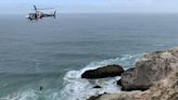 Vehicle plunges over 200-foot cliff along Highway 1 on San Francisco Peninsula between Pacifica and Half Moon Bay
