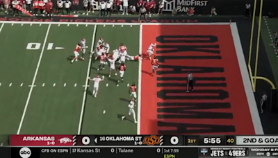 Ja’Quinden Jackson, Arkansas strike first against No. 16 Oklahoma State