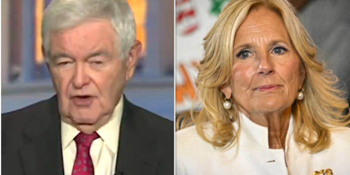 Newt Gingrich Wins Doofus Gold Medal For Take On Jill Biden's Trip To Paris Olympics