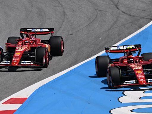 Charles Leclerc molesto con Sainz por incidente en España