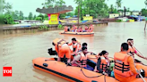 20 aspiring cops defy flood to reach exam centre in Gadchiroli | India News - Times of India