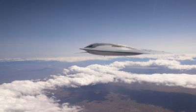 Air Force unveils photos of B-21 Raider in flight as nuclear stealth bomber moves closer to deployment