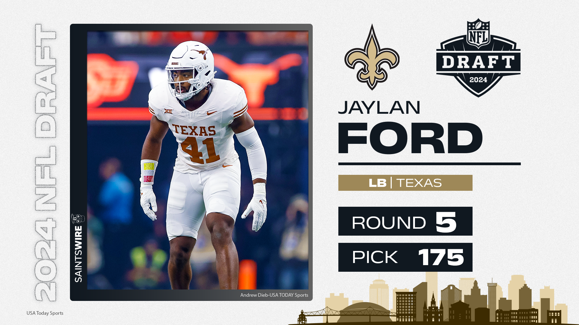 Countdown to Kickoff: Jaylan Ford is the Saints Player of Day 53