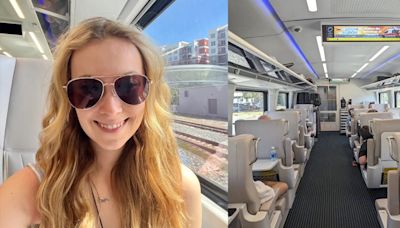 I booked a premium ticket on Florida's high-speed Brightline train for just $44. The first-class experience was fabulous.