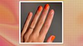 Orange nail designs are *the* look for fall—and these zingy but minimalist designs are our faves