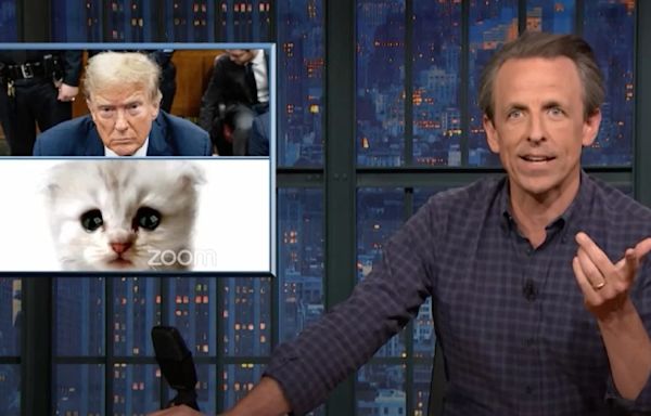 Seth Meyers Is Convinced Trump Might Actually Be a Cat | Video
