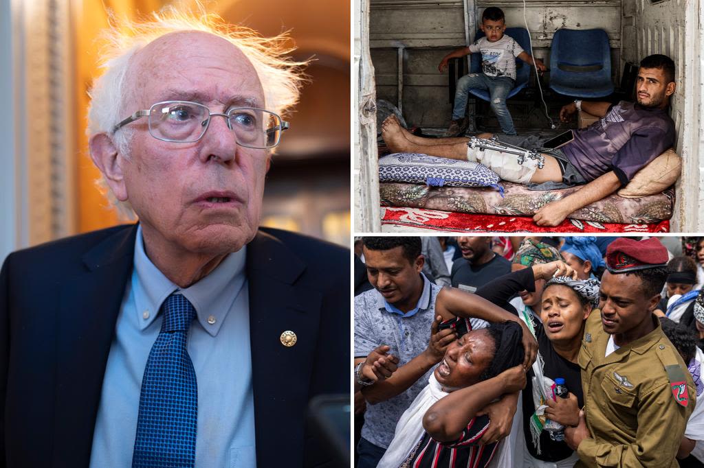 Bernie Sanders accuses Israel of breaking ‘international law’ in war against the ‘entire Palestinian people’