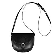A saddle bag is a crossbody bag that has a curved shape resembling a horses saddle. It usually has a flap closure and a long strap that can be worn across the body. Saddle bags are popular for their practicality and versatility, and they come in a variety of sizes and materials.