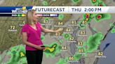 Another Impact Weather day as scattered thunderstorms possible