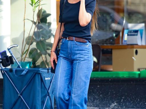 Katie Holmes Looks Like She Stepped Out of the ’70s in These Classic Bell-Bottoms