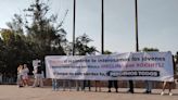 Jóvenes se manifiestan en visita de Álvarez Máynez; que decline por Xóchitl, piden - Cambio de Michoacán