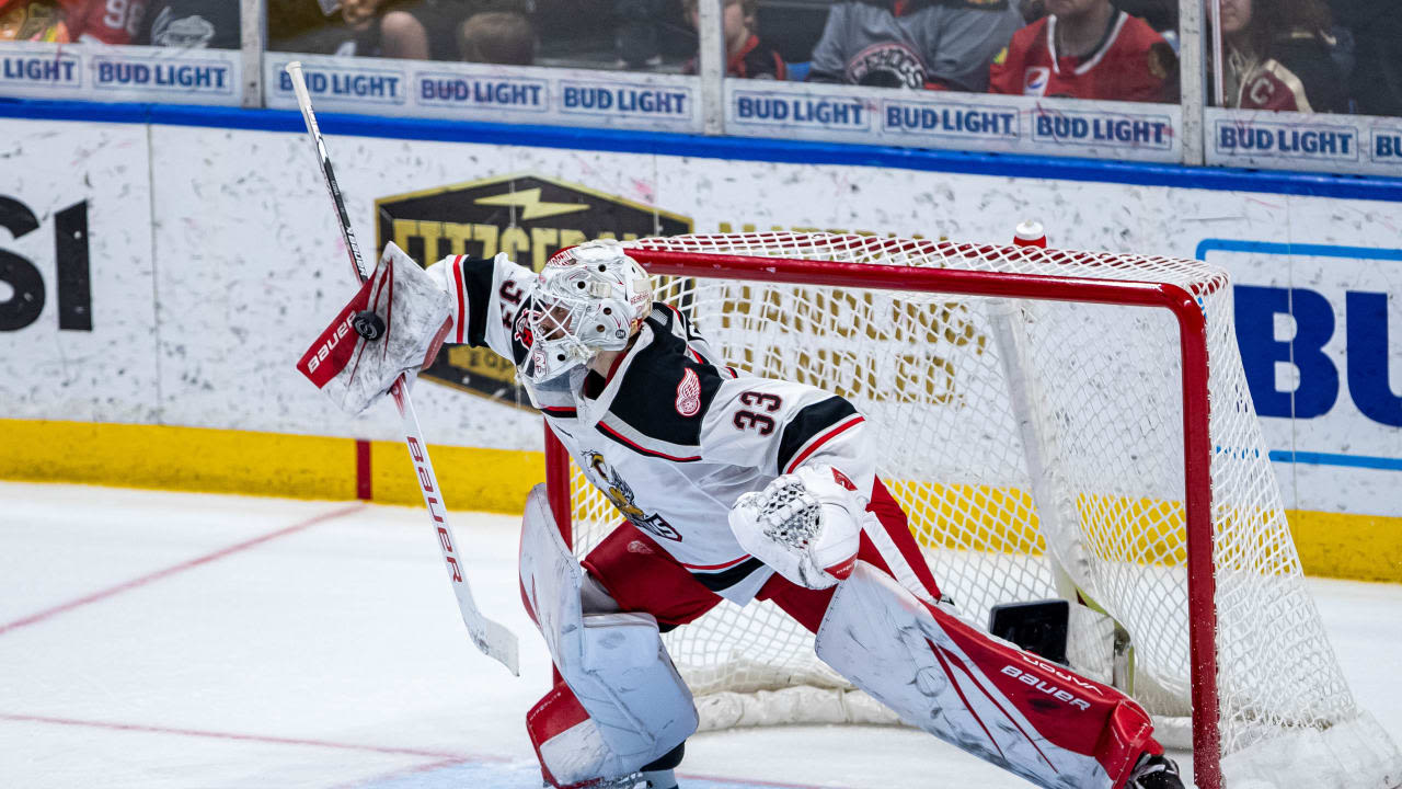 Cossa shows growth, strong work ethic in first full season with Griffins | Detroit Red Wings