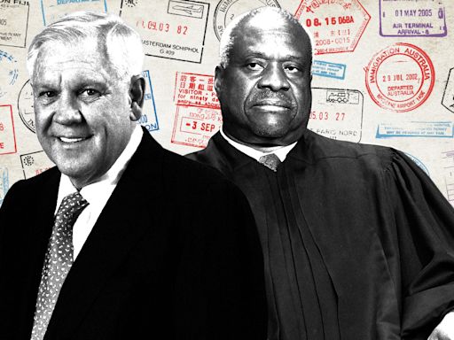 Clarence Thomas Failed to Disclose Three Trips From Harlan Crow