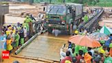 Kerala landslides: Army team builds 190-foot Bailey bridge in record time | Kochi News - Times of India