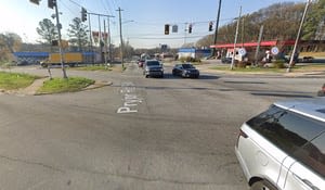 1 dead, 1 critically injured after 2 men walking across street hit by car in southwest Atlanta