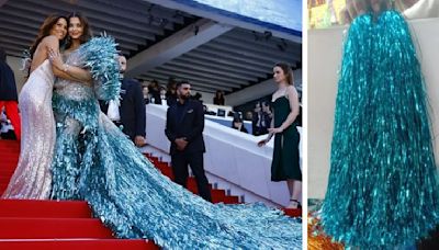 Aishwarya Rai Wows In A Dazzling Blue Gown On Her Day 2 At Cannes, Fans Ask 'Is That Pom Pom?'