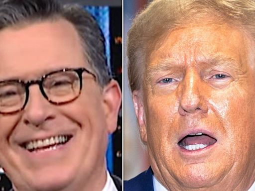 ‘This Is Where We Are’: Stephen Colbert Spots Trump’s Weirdest ‘Party Trick’ Yet