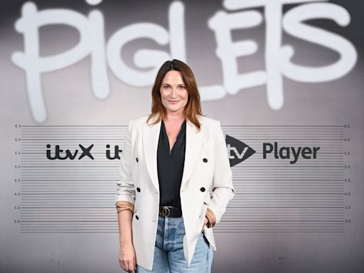 Sarah Parish says controversial police comedy Piglets is ‘silly, on steroids’
