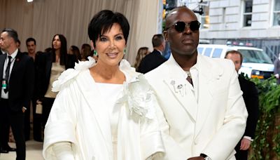 Kris Jenner & Longtime Boyfriend Corey Gamble Match in White at Met Gala 2024