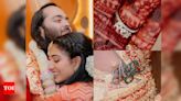 From AR brooch to AR initials wedding ring: Radhika Merchant doesn't mind flaunting her love for Anant Ambani - Times of India
