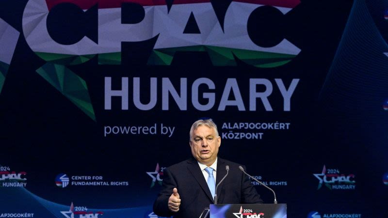 American conservatives embrace Hungary’s authoritarian leader at Budapest conference | CNN Politics