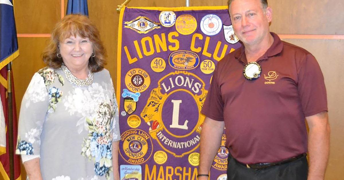 Marshall Lions Club welcomes Texas Country Music Hall of Fame President