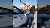 She's Wilding: Chick Gets Beat With A Night Stick For Turning Up On A Police Officer! (Rewind Clip)