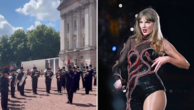 Taylor Swift’s ‘Shake It Off’ played by Buckingham Palace royal guards before her London show