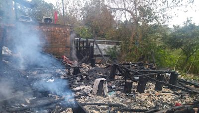 Incêndio em residência na Rua Duque de Caxias assusta moradores - Jornal A Plateia