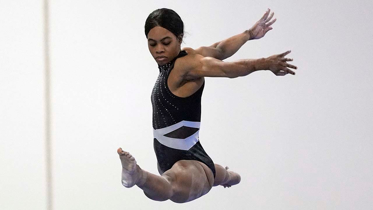 Olympic great Gabby Douglas makes gymnastics return after 8 years away