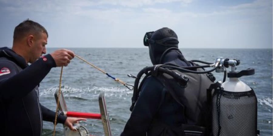 Divers find body of policewoman swept into the Black Sea in Odesa