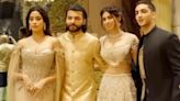 Anant Ambani and Radhika Merchant’s ’Shubh Aashirwad ceremony: Janhvi Kapoor and Khushi Kapoor pose with their special ones, Vedang Raina and Shikhar Pahariya