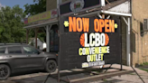 How is the LCBO strike affecting small-town convenience outlets?