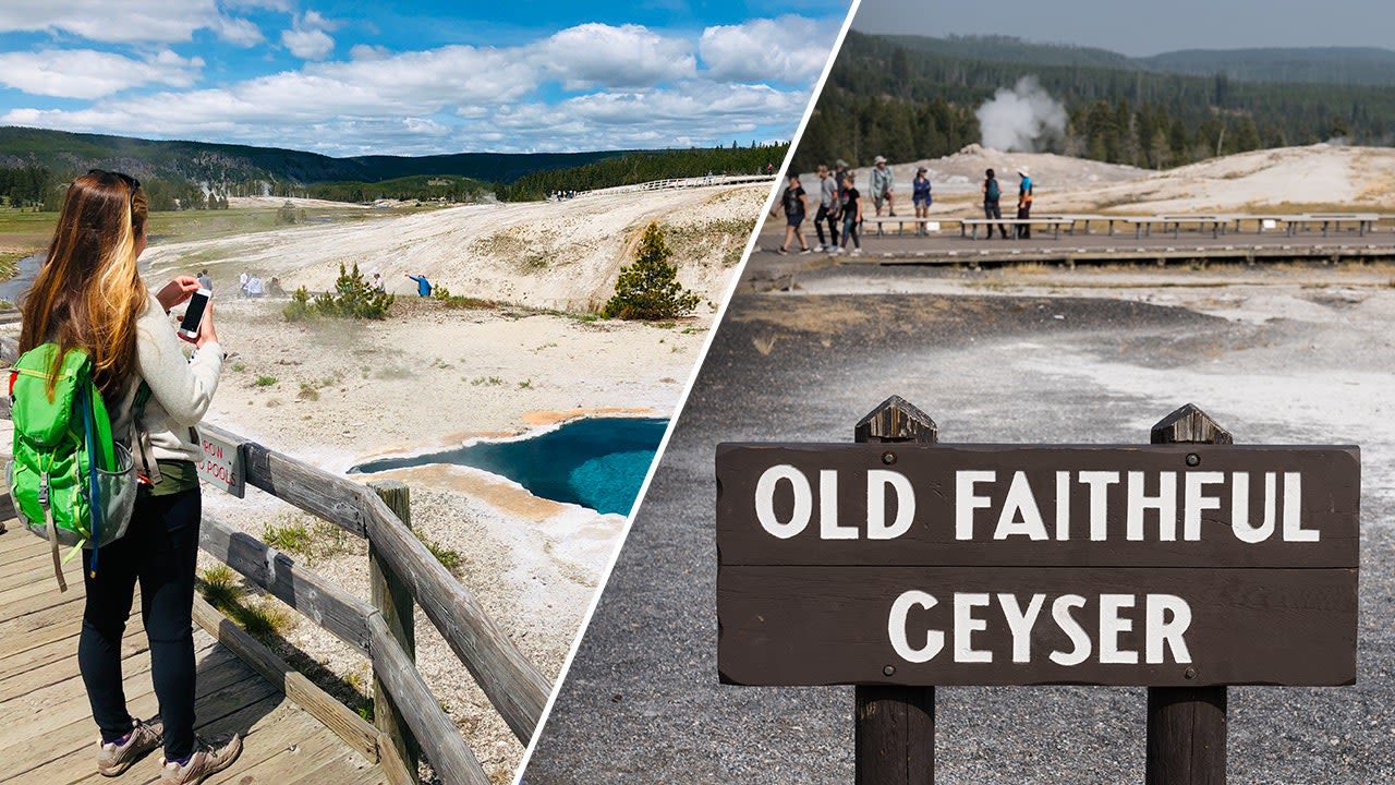 Yellowstone hiker airlifted to hospital with third-degree burns after walking off-trail near Old Faithful