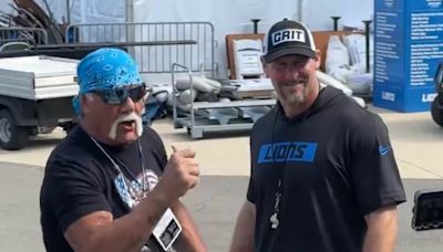 Lions fans 'DISGUSTED' at coach Dan Campbell over Hulk Hogan promo