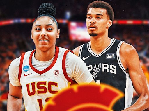 USC women's basketball star JuJu Watkins reacts to beating out Victor Wembanyama for notable award