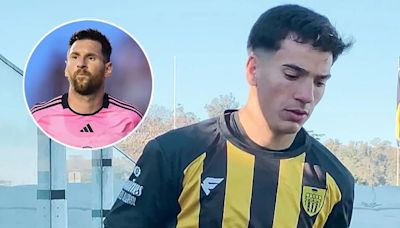 Quién es el joven que podría dejar la tercera categoría del fútbol argentino para convertirse en socio de Messi en el Inter Miami